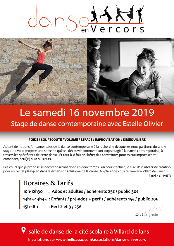 stage de danse contemporaine