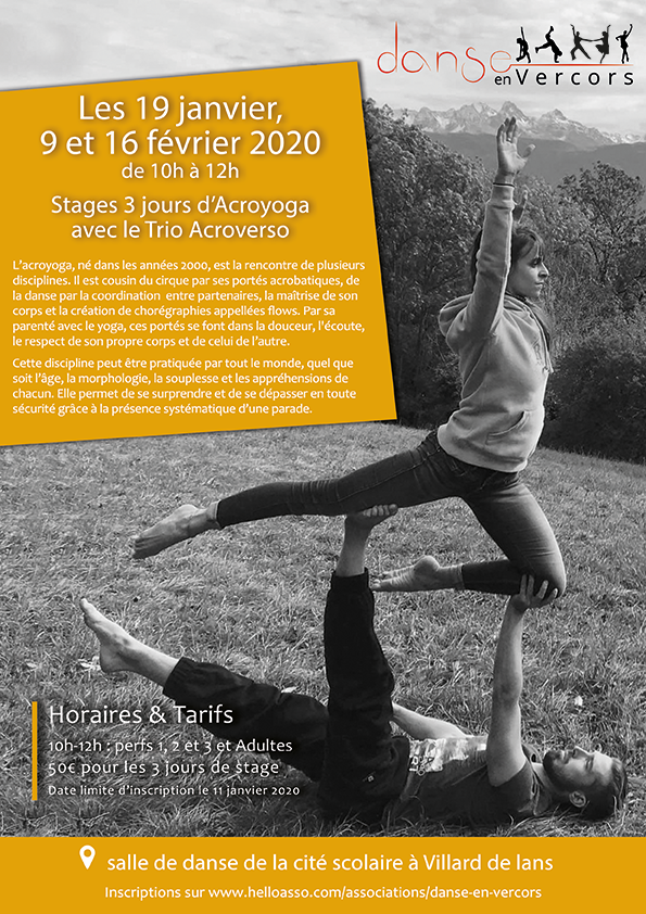 stage d'acroyoga